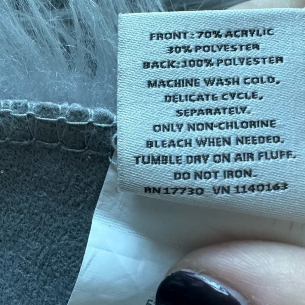 Project 62™ Faux Fur Pelt Gray Rug - Picture 6 of 8